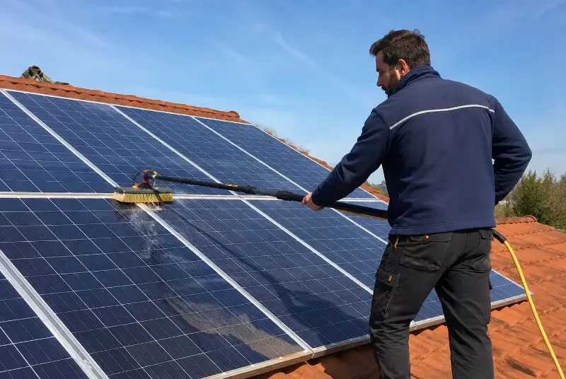 Nettoyage et entretien de panneaux solaires à Couladère